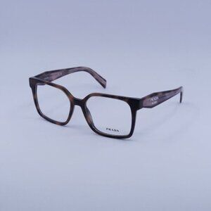 Prada PRB03V 23A1O1 Eyeglasses Havana Muave 52mm Square Frame